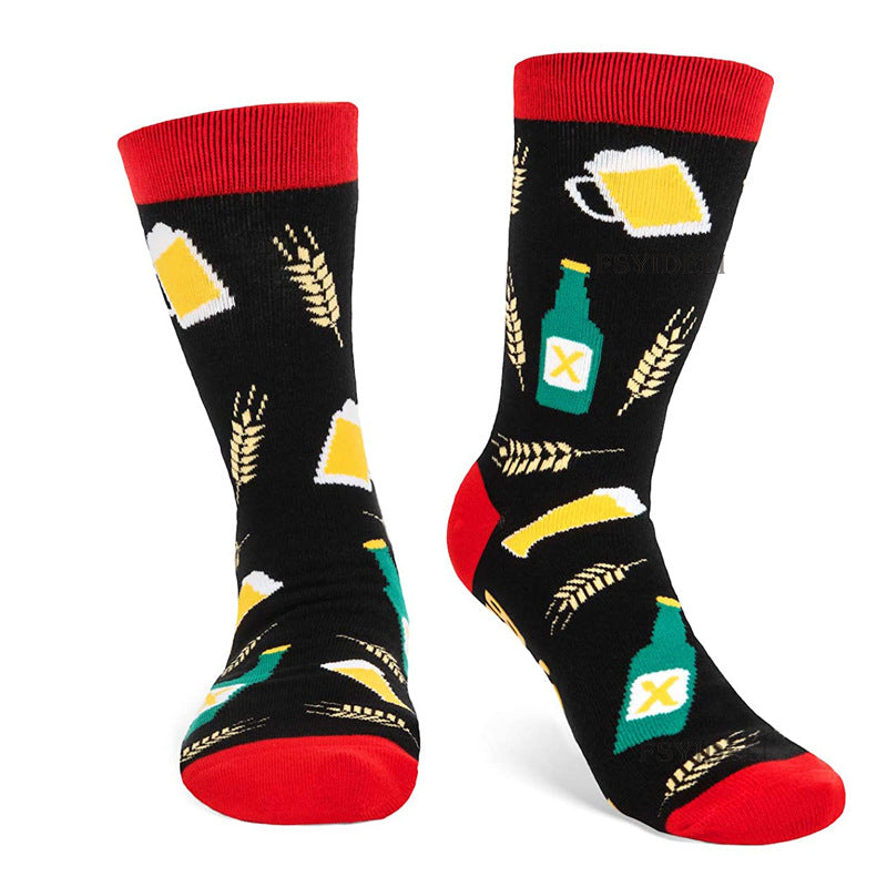 "IF YOU CAN READ THIS"Cartoon Alphabet Christmas Socks