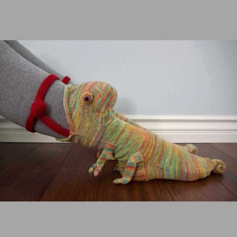 Knit Crocodile Socks Creative Gift Idea Socks
