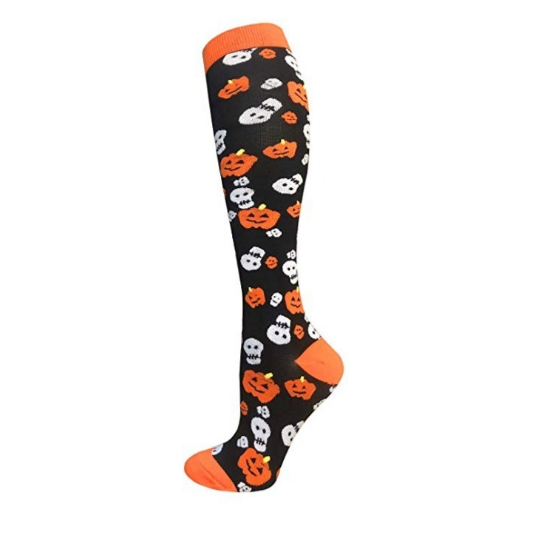 The Latest Halloween Compression Socks Support 20-30mmHg-For Men and Women-Workout And Recovery