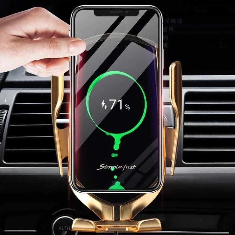 Wireless Automatic Sensor Car Phone Holder and Charger
