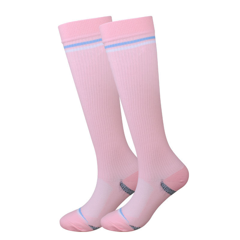 2022 Blood Circulation Socks Unisex Breathable Fabric Football Socks Anti Slip Compression Stockings Varicose Veins