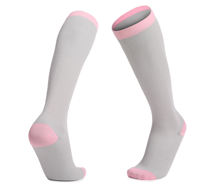 Outdoor women's marathon running knee compression socks