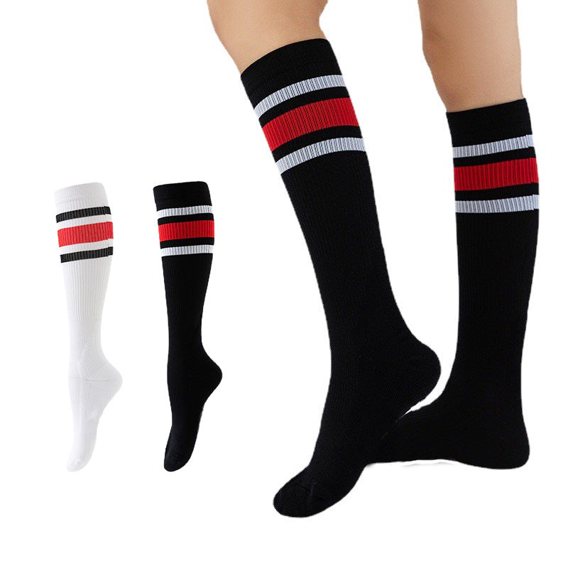 Thickened Terry Sports Football Compression  Socks For Men And Women