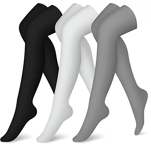 Compression Socks (3 Pairs) Knee High Compression Sock for Women & Men Stockings for Running, Cycling,Athletic