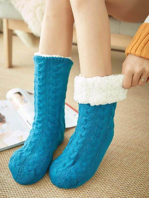 Extra-warm Fleece Indoor Socks #2