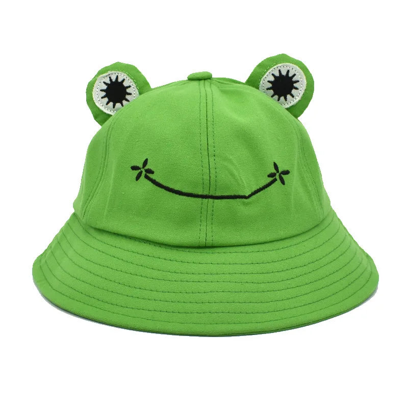 3D Frog Bucket Hat for Men and Women