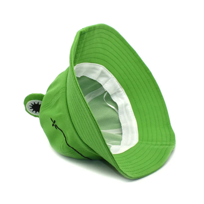 3D Frog Bucket Hat for Men and Women