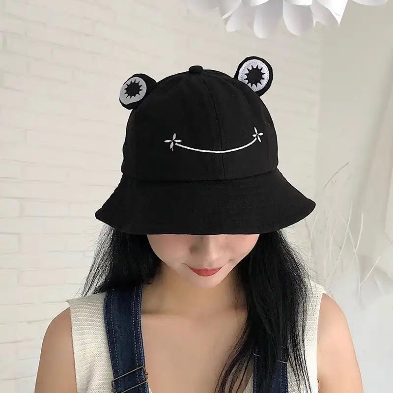 3D Frog Bucket Hat for Men and Women