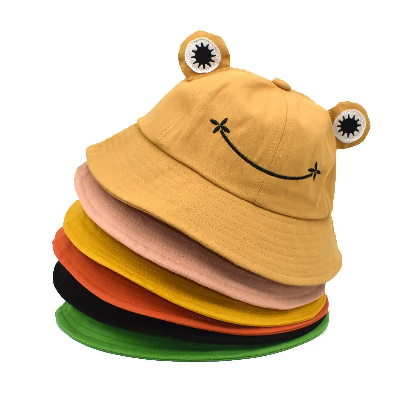 3D Frog Bucket Hat for Men and Women