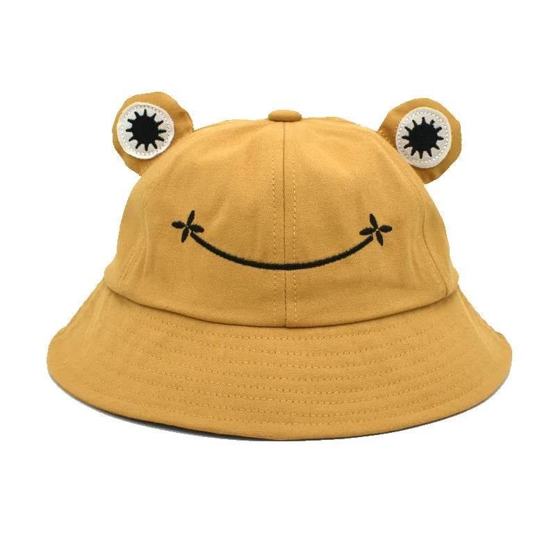 3D Frog Bucket Hat for Men and Women