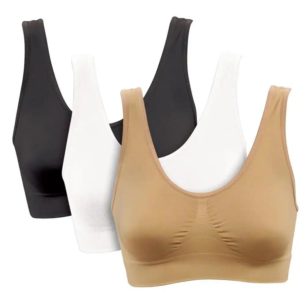 3PC Ultra-Comfy Seamless Support Bra