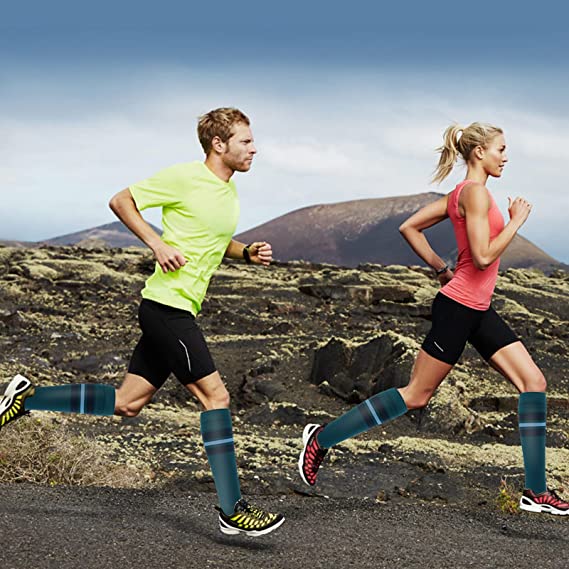 Compression Socks for Women Circulation 20-30mmHg Crazy, Cute, Socks Support for Nurse, Running, Medical