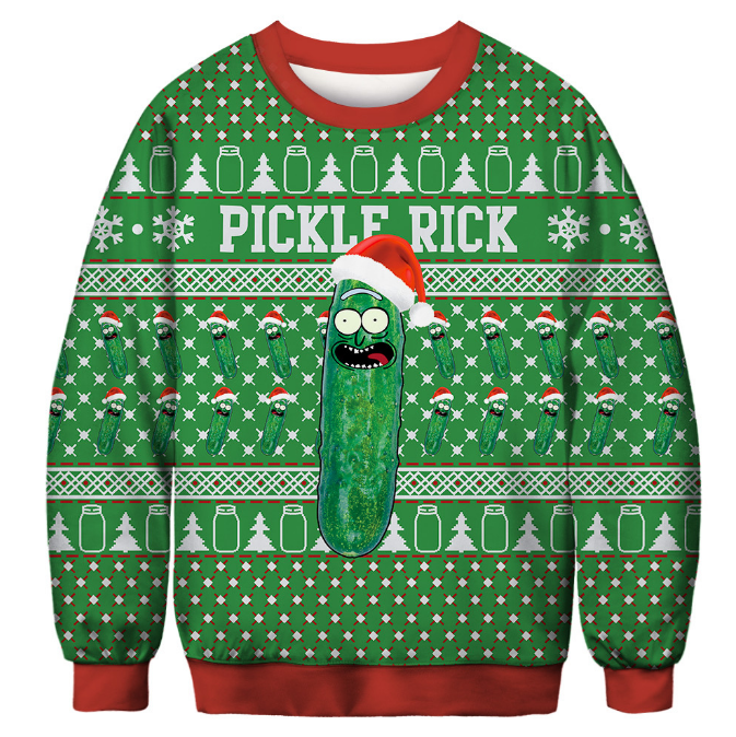 2024 Ugly Christmas Sweater  Men & Women Long Sleeve Pullover Hoodies Casual Unisex Sweatshirts