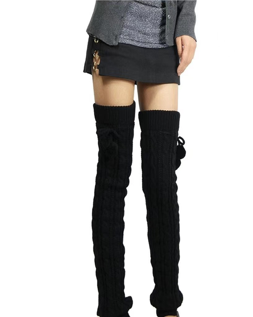 Soft Warm Women Knit Leg Warmers for Winter