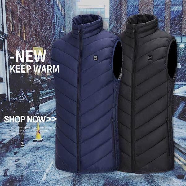 Unisex Usb Electric Heated Vests/Jacket 2019 Upgrade Lightweight