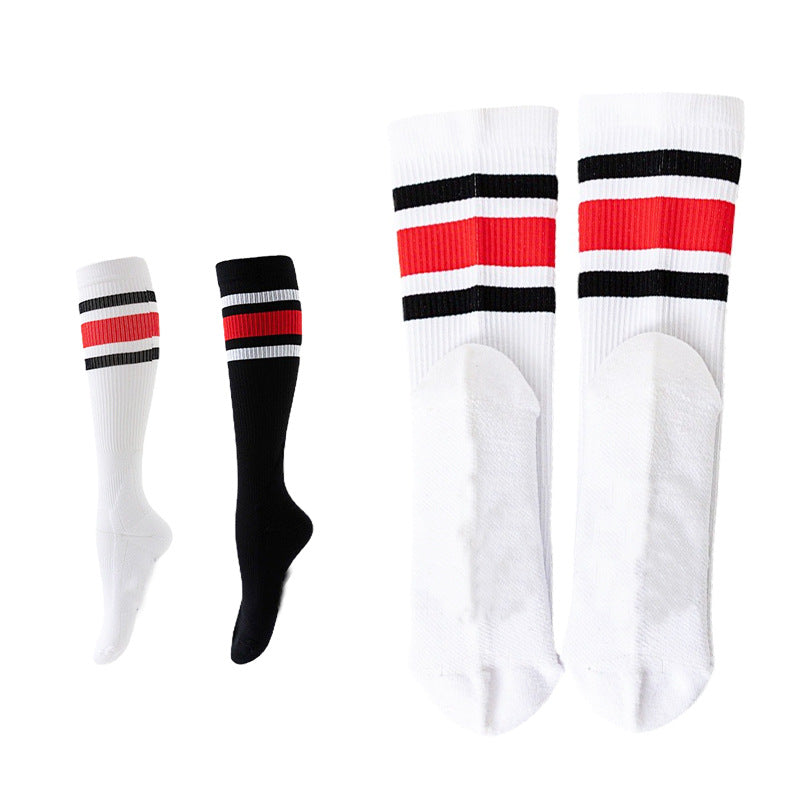 Thickened Terry Sports Football Compression  Socks For Men And Women
