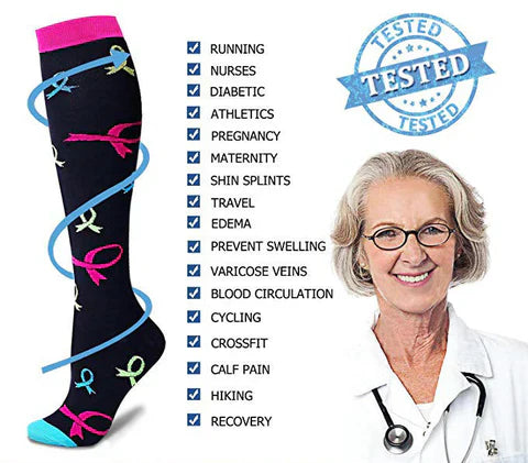 $3.99/Pair Mystery Compression Socks - Random Styles & Colors