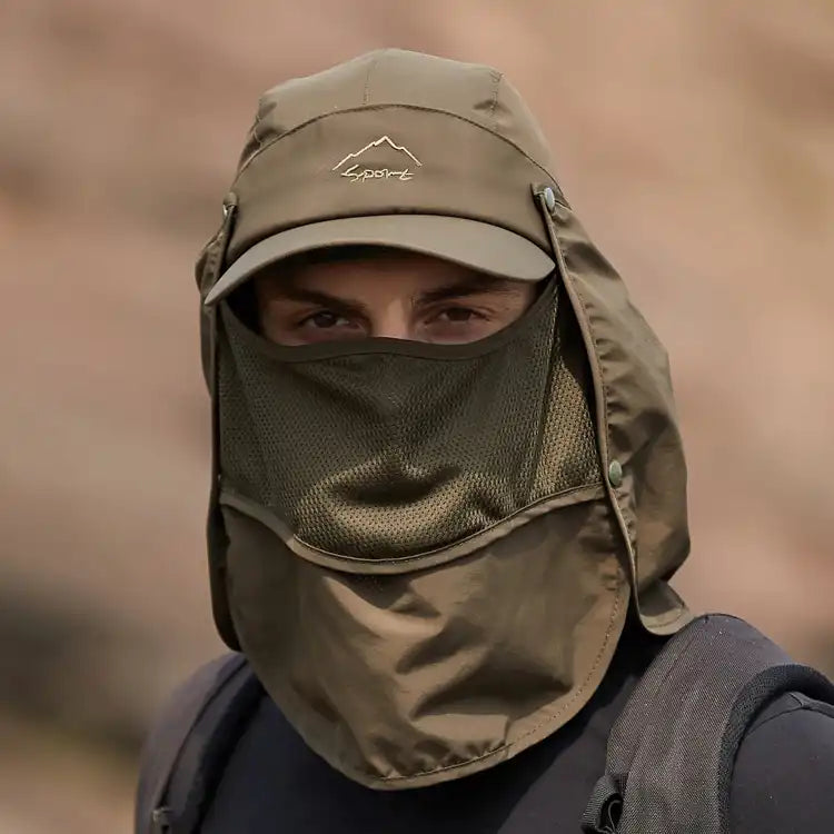 3 in 1 UV Protection Sun Hat Quick Dry Fishing Hat