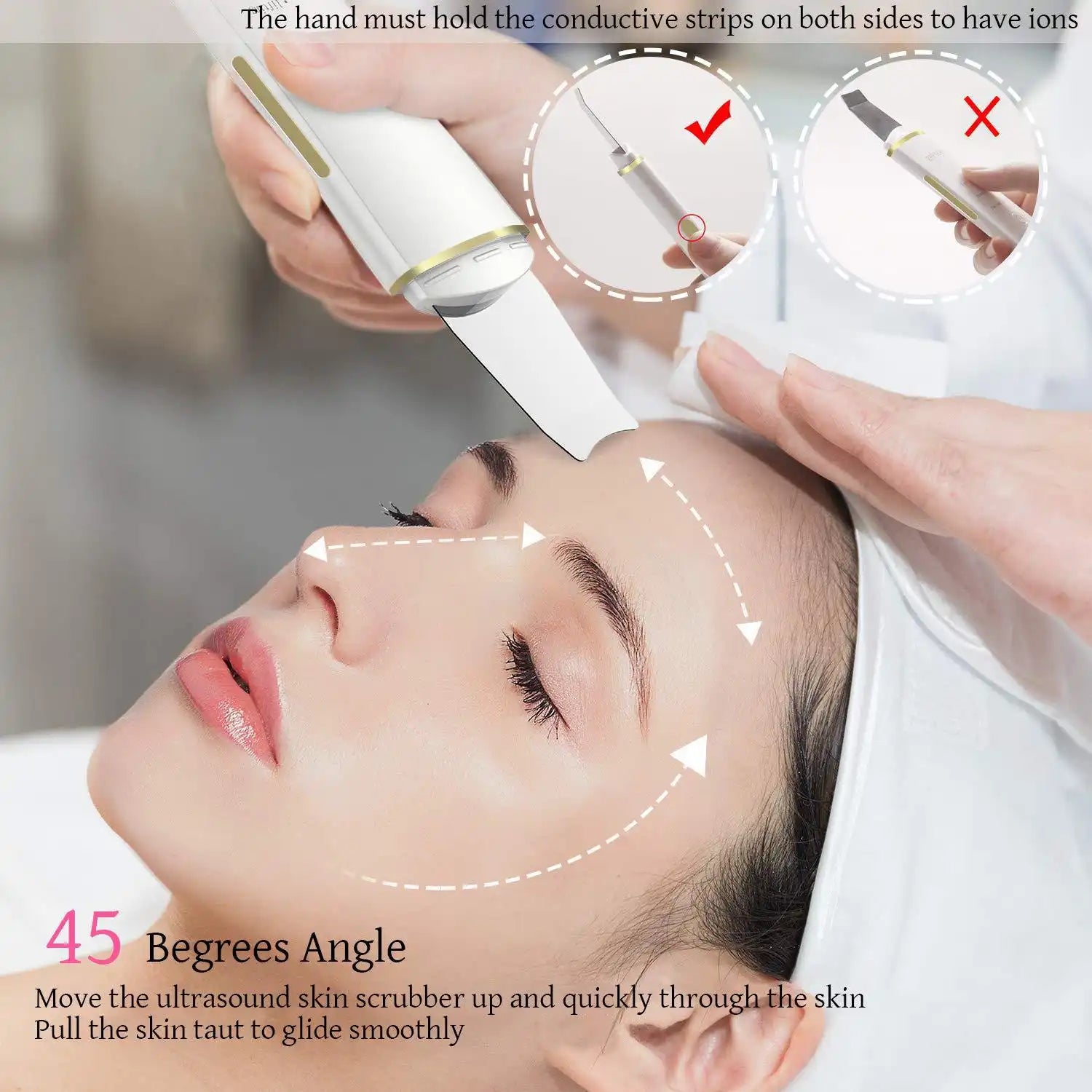 4-Speed Ultrasonic Facial Cleanser - Rechargeable Exfoliating Device