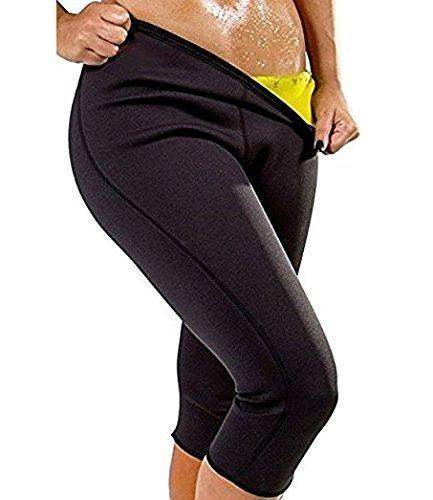 Sauna Pants Sweat Waist Slimming Weight Loss Hot Shaper Fat Burn Capris