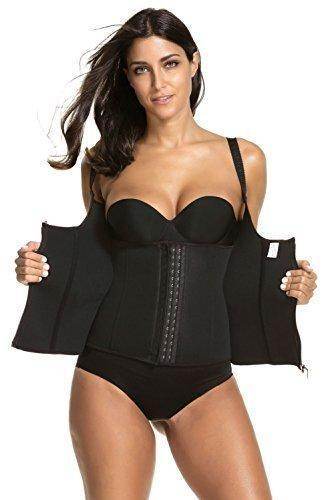 Waist Trainer Body Shaper ~ Zipper Corset Vest!