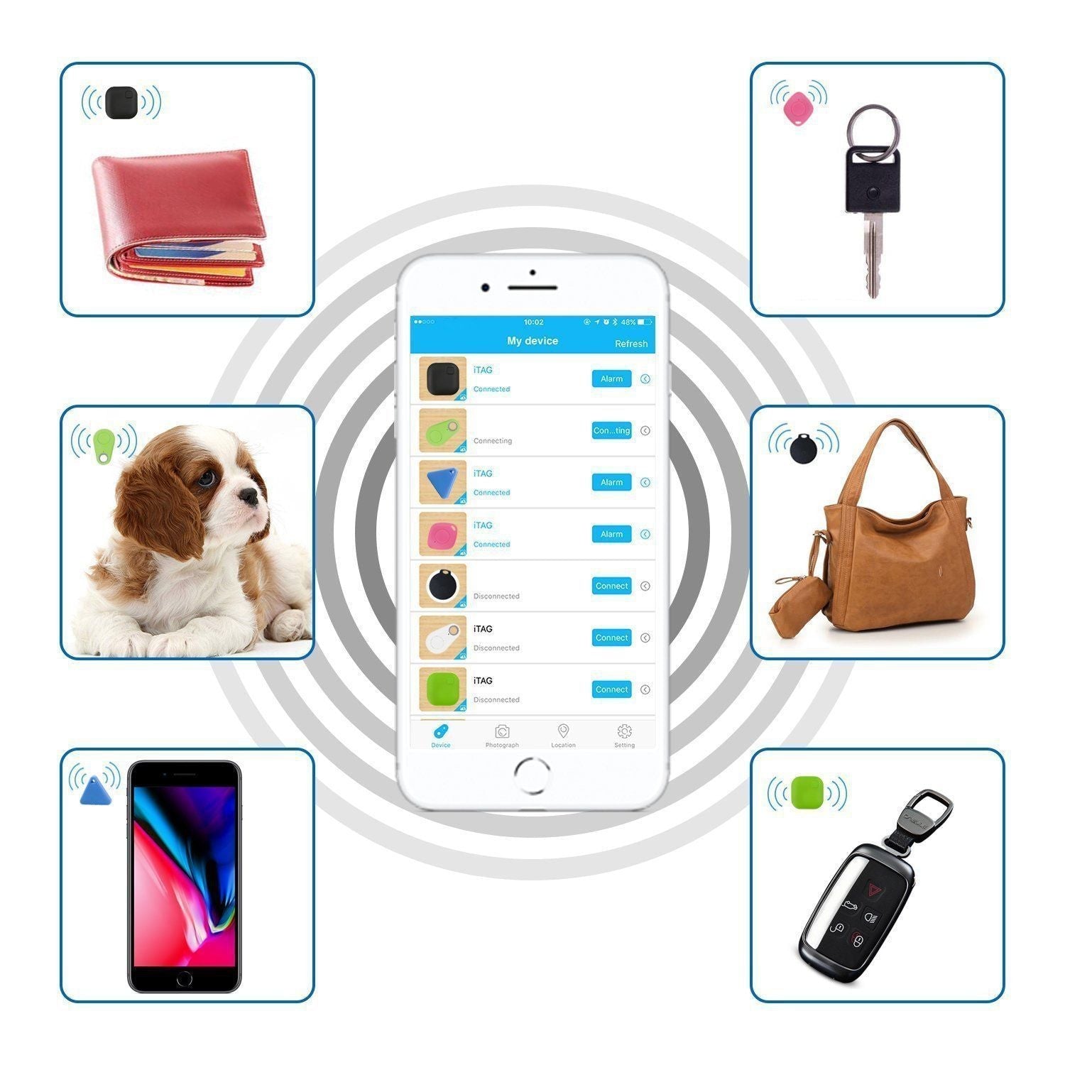 Pets Smart Mini Waterproof GPS Tracker