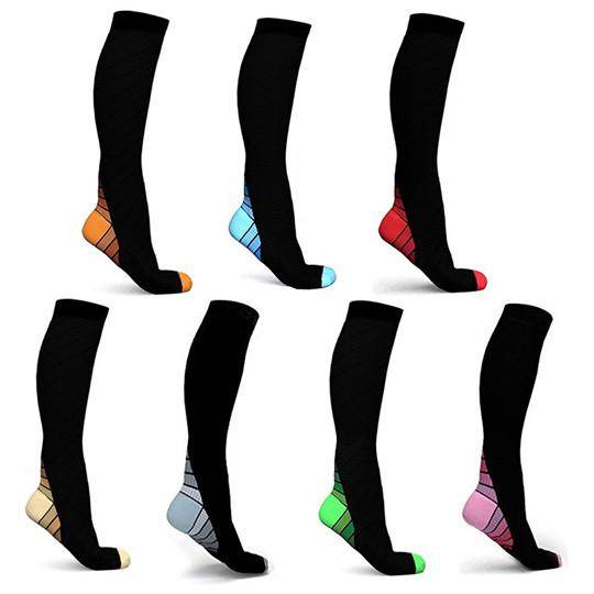ROYALUCK Best Compression Socks 7 Pairs for Women & Men-Workout And Recovery-Pack#4