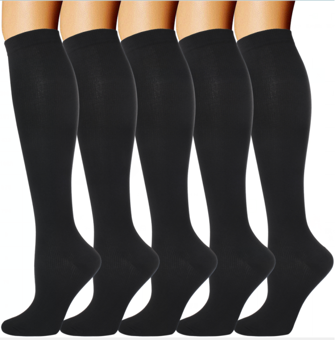 5 Pairs Best Compression Socks for Women & Men-Workout And Recovery