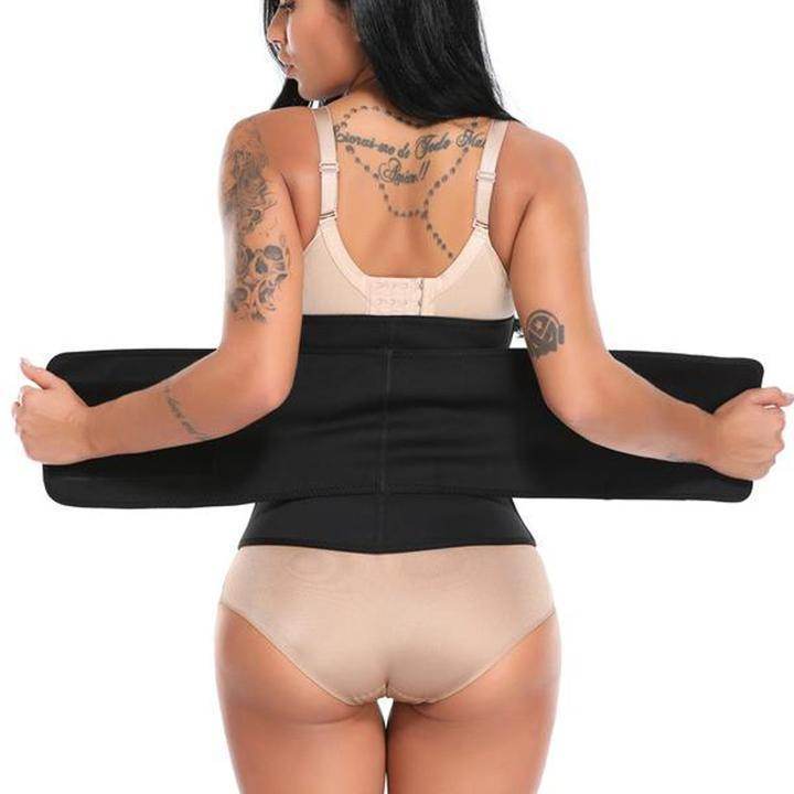 Neoprene Waist Trainer Compression Sauna Sweat Fitness Velcro & Zipper