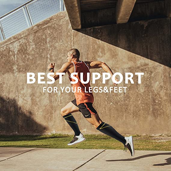 Compression Socks for Women Circulation 20-30mmHg Crazy, Cute, Socks Support for Nurse, Running, Medical