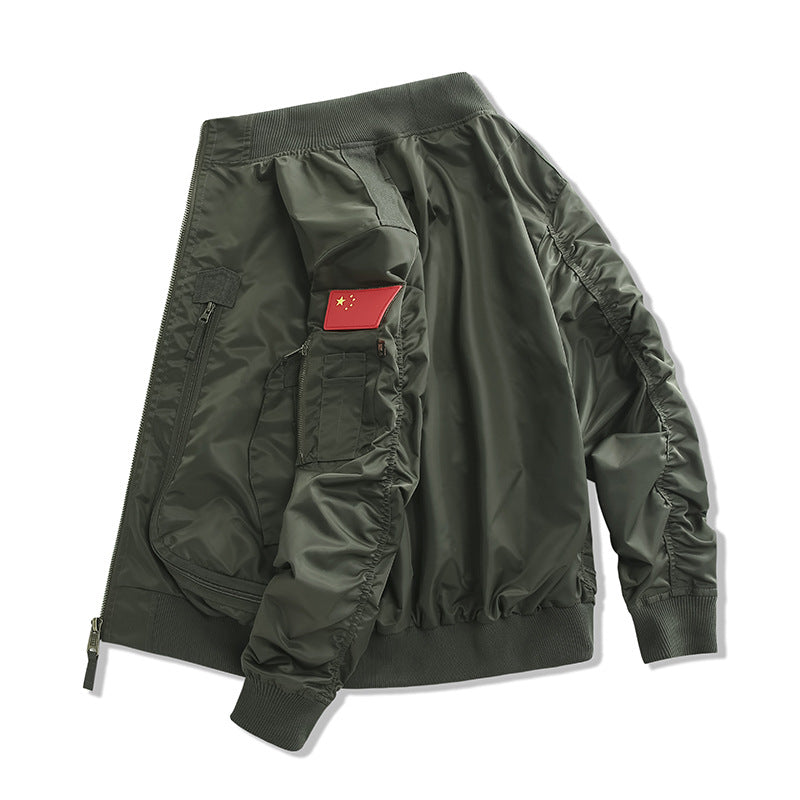 Baseball Collar Autumn&Winter Short Bomber Jacket For Men