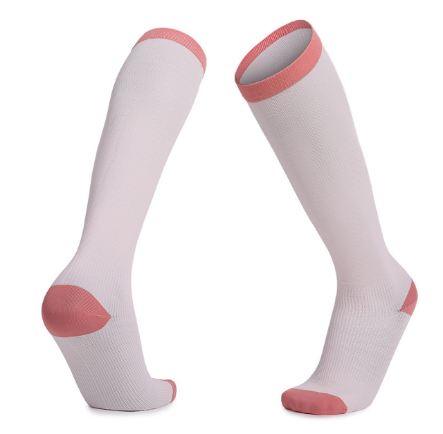 Outdoor women's marathon running knee compression socks