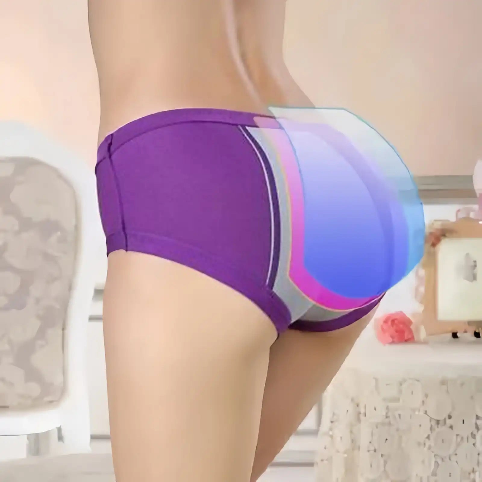 5 pcs Ultra-Absorbent Leak Proof Panties Incontinence Underwear