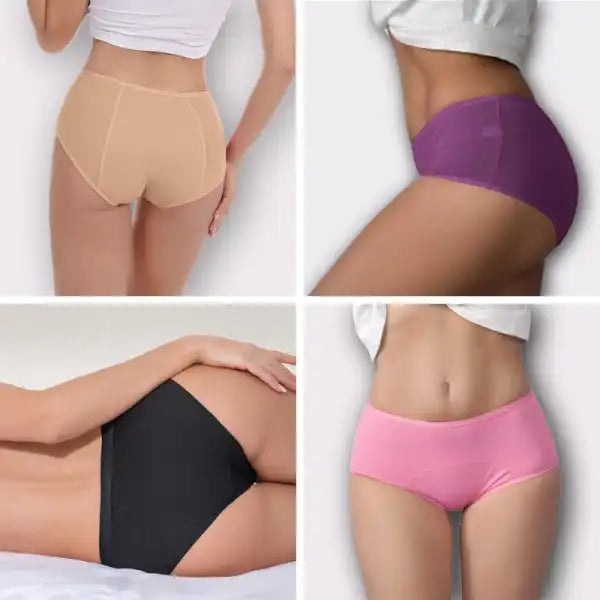 5 pcs Ultra-Absorbent Leak Proof Panties Incontinence Underwear