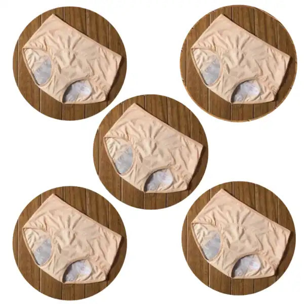 5 pcs Ultra-Absorbent Leak Proof Panties Incontinence Underwear