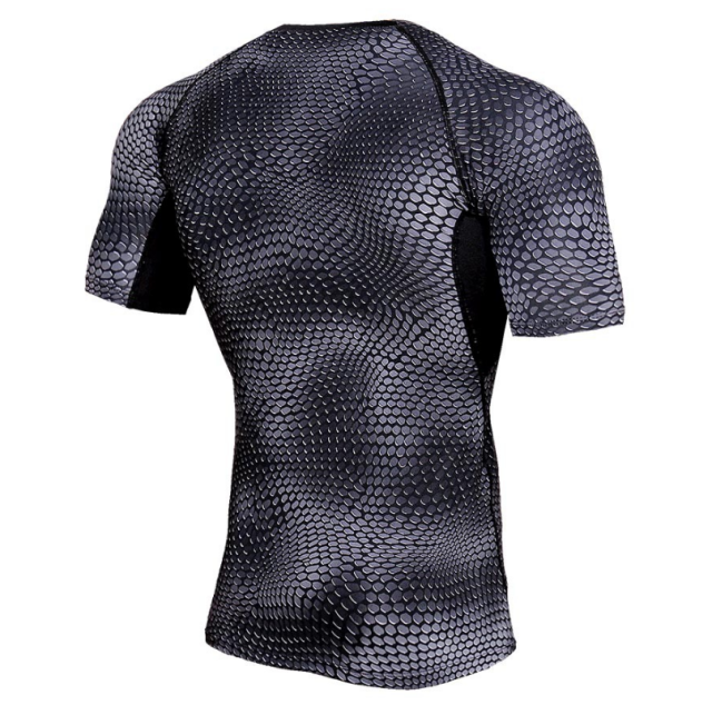 Quick Dry Workout Running Shirt Compression Fitness Tops Breathable Gym T-shirts Clothing Male Sport Shirts Men