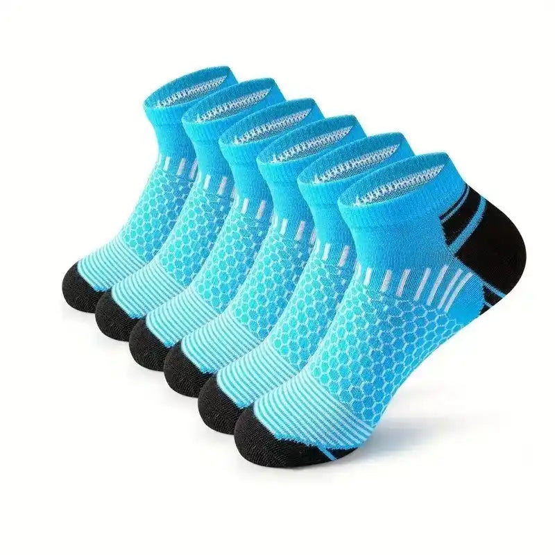 6 Pairs Men's Moisture-Wicking & Anti-Odor Athletic Socks