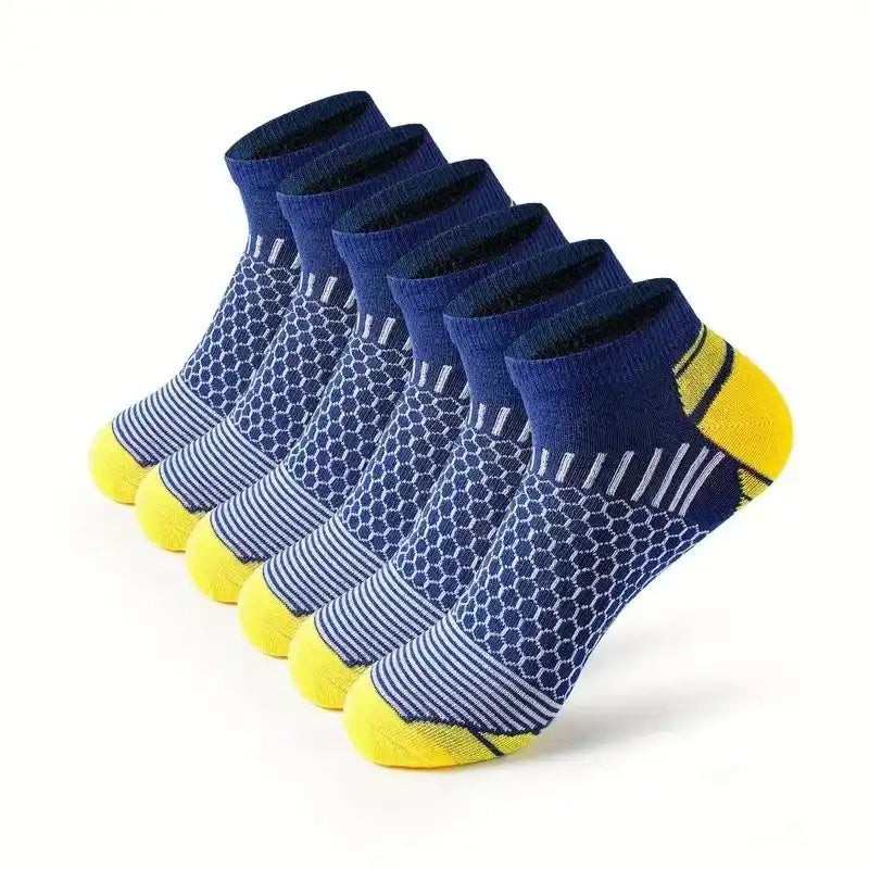 6 Pairs Men's Moisture-Wicking & Anti-Odor Athletic Socks