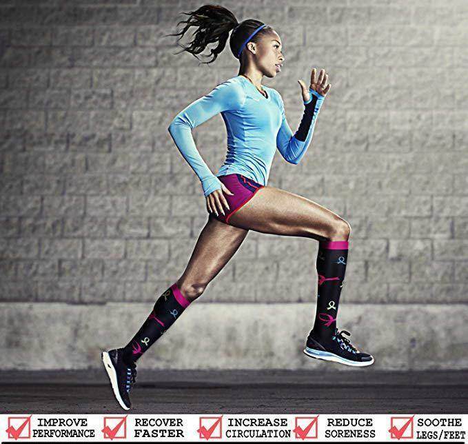 Best Compression Socks 7 Pairs for Women & Men-Workout And Recovery/Pack#2
