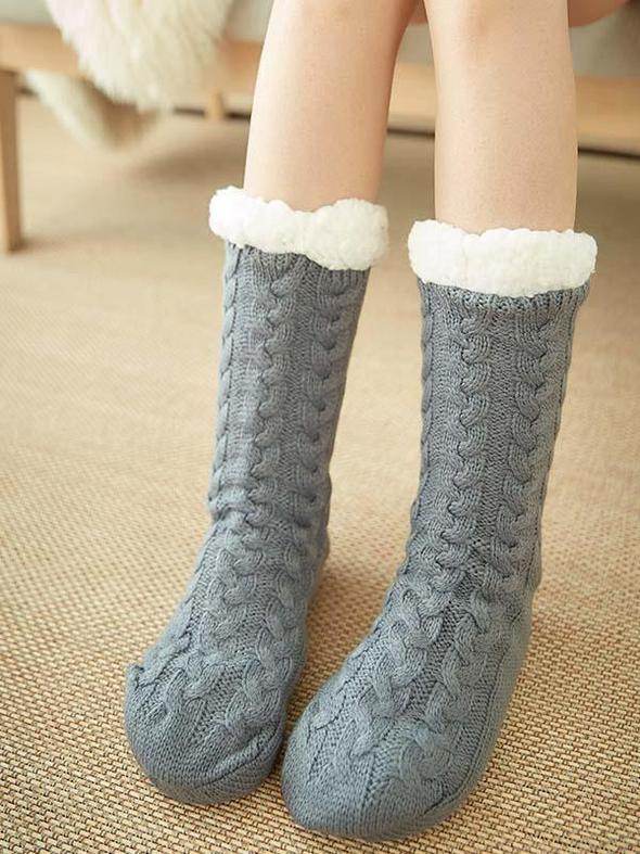 Extra-warm Fleece Indoor Socks #2