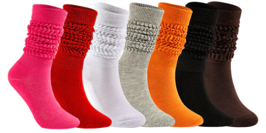 Men's And Women's Mid-Height Slouch Socks Bubble Socks
