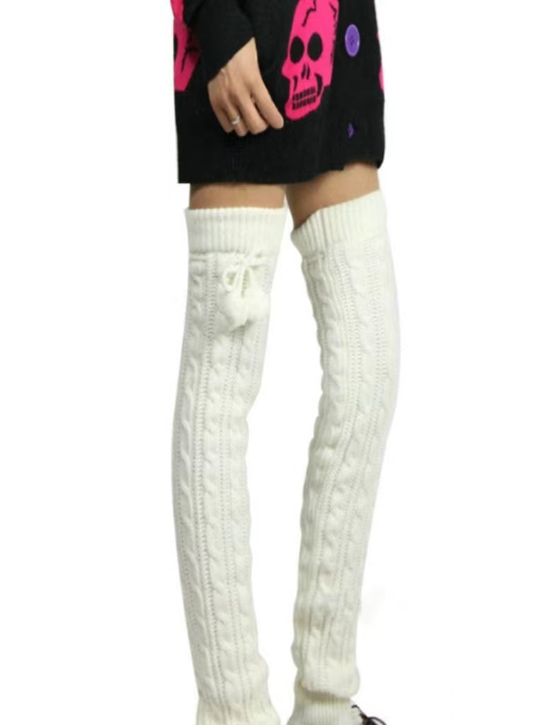 Soft Warm Women Knit Leg Warmers for Winter