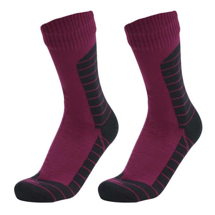 Waterproof Socks, Mid Tube Socks, Skiing, Cycling, Camping, Outdoor Sports Socks