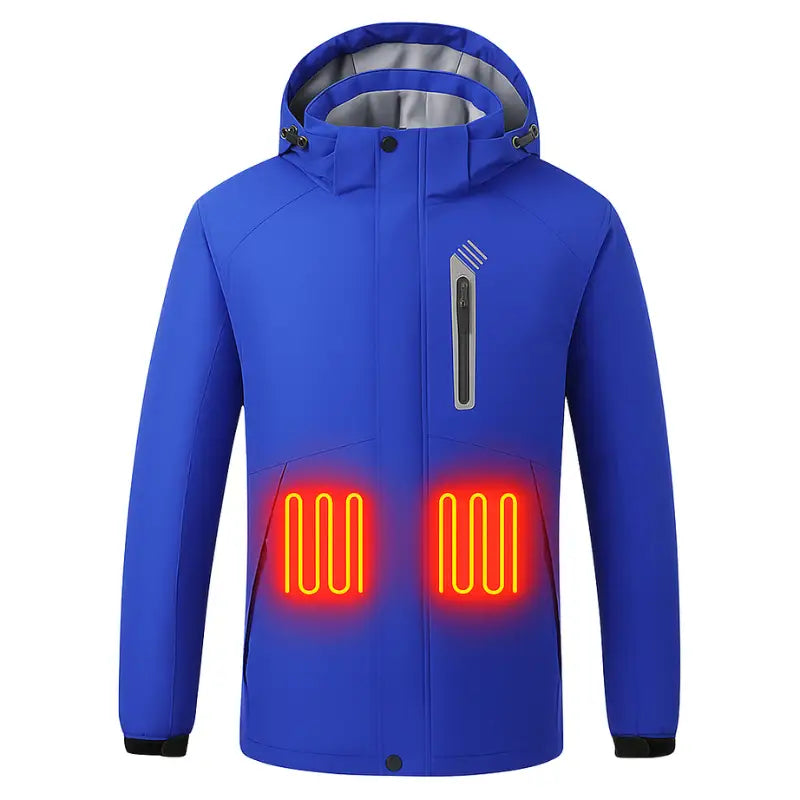 8-Zone Smart Heating Jacket Outdoor Ski Parka - USB-Powered & Weatherproof