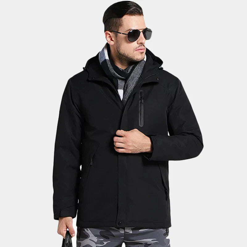8-Zone Smart Heating Jacket Outdoor Ski Parka - USB-Powered & Weatherproof