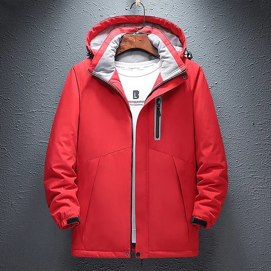 8-Zone Smart Heating Jacket Outdoor Ski Parka - USB-Powered & Weatherproof