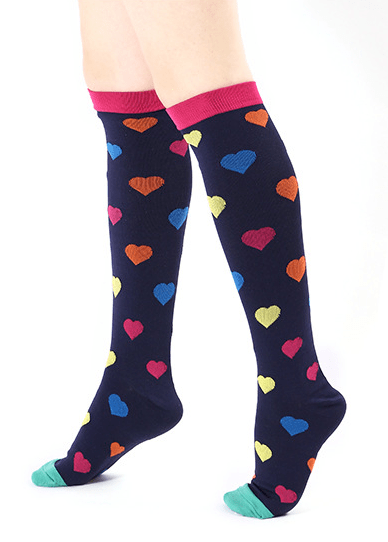 Designer Compression Socks 20-30 mmHg Support Stockings for Circulation, Swelling & Energy
