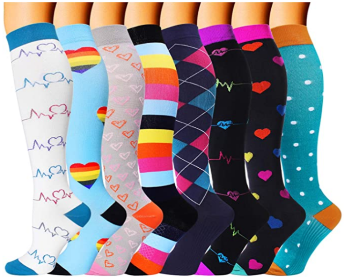 Best Compression Socks（8 Pairs） for Women & Men-Workout And Recovery