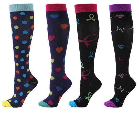 Adult outdoor cycling and running breathable pressure socks combination sports socks