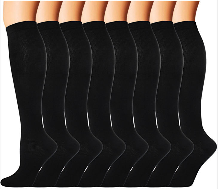 8 Pairs Best Compression Socks for Women & Men-Workout And Recovery